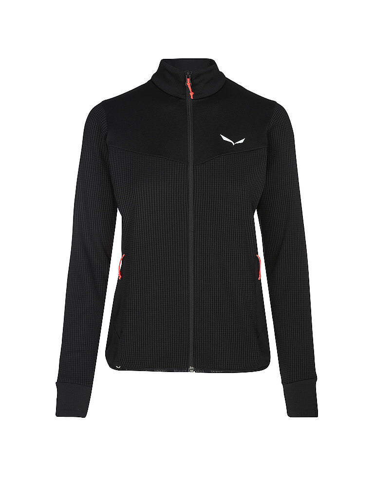 SALEWA Damen Fleecejacke Puez Waffle schwarz | 34