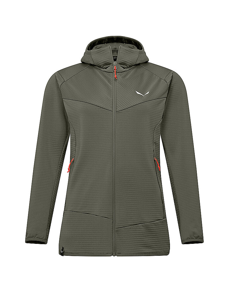 SALEWA Damen Fleecejacke Puez Altavia Polarlite Hoodie olive | 36