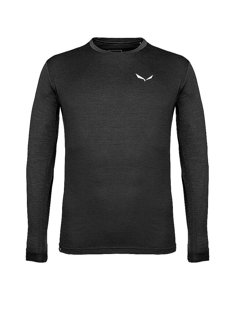 SALEWA Herren Funktionsshirt Puez Melange Dry’Ton schwarz | S