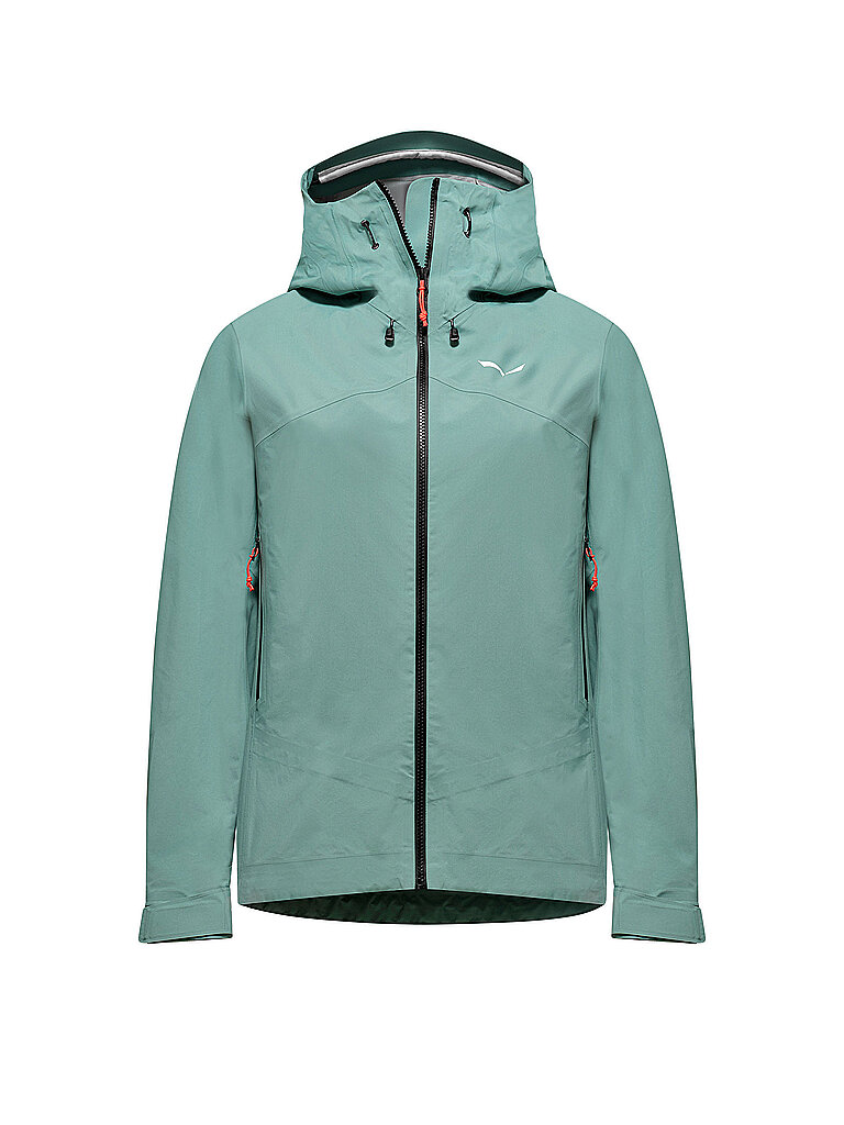 SALEWA Damen Wanderjacke Ortles PTX 3L Hoodie mint | 42