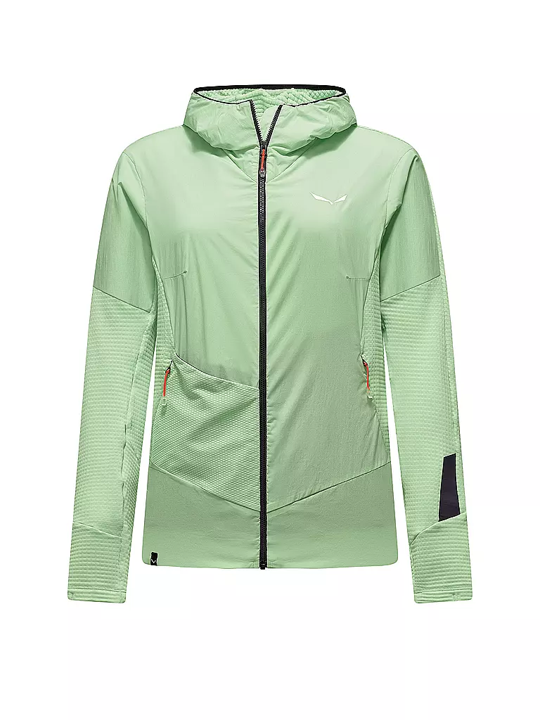 SALEWA | Damen Fleecejacke Pedroc PL Wind Hoodie | hellgrün