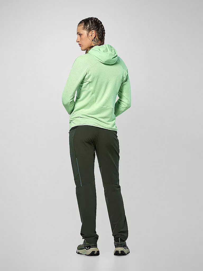 SALEWA | Damen Fleecejacke Pedroc PL Wind Hoodie | hellgrün