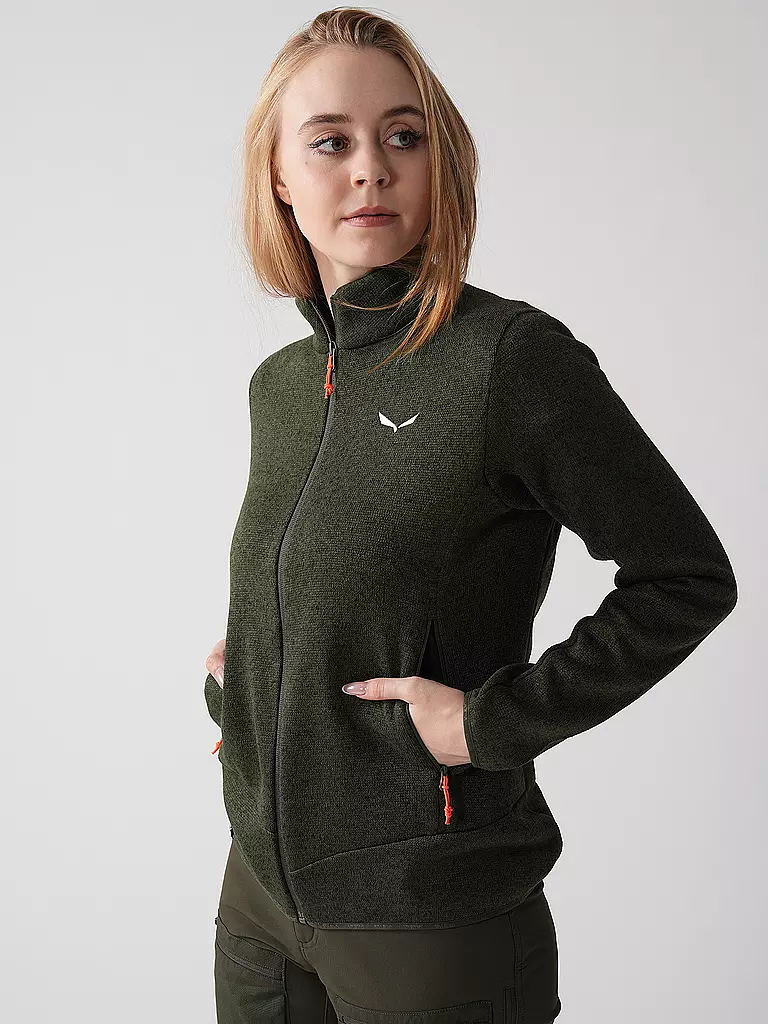 SALEWA | Damen Fleecejacke Puez Rocca PL | olive