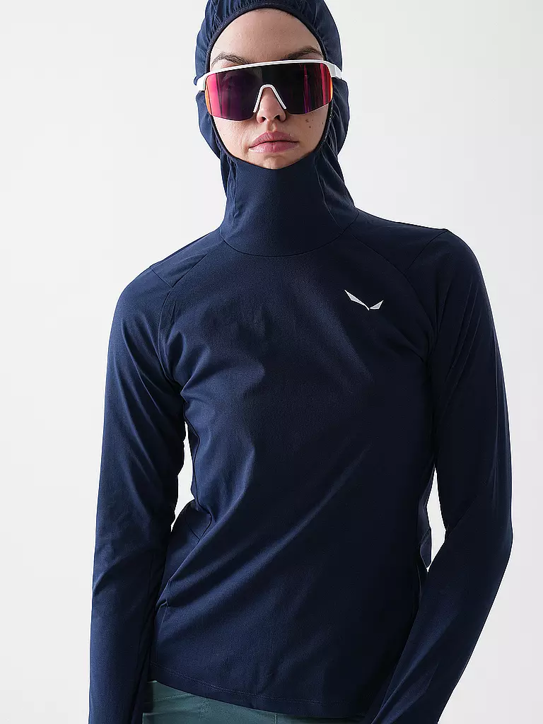 SALEWA | Damen Funktionshoodie Puez Sun | dunkelblau