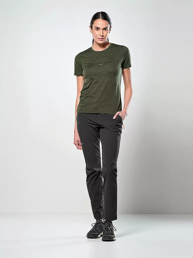 SALEWA | Damen Funktionsshirt Eagle Eitd Merino | olive