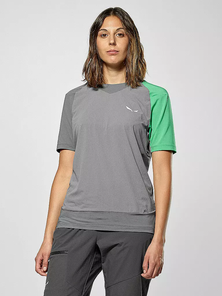 SALEWA | Damen Funktionsshirt NXT Hybrid | hellgrau