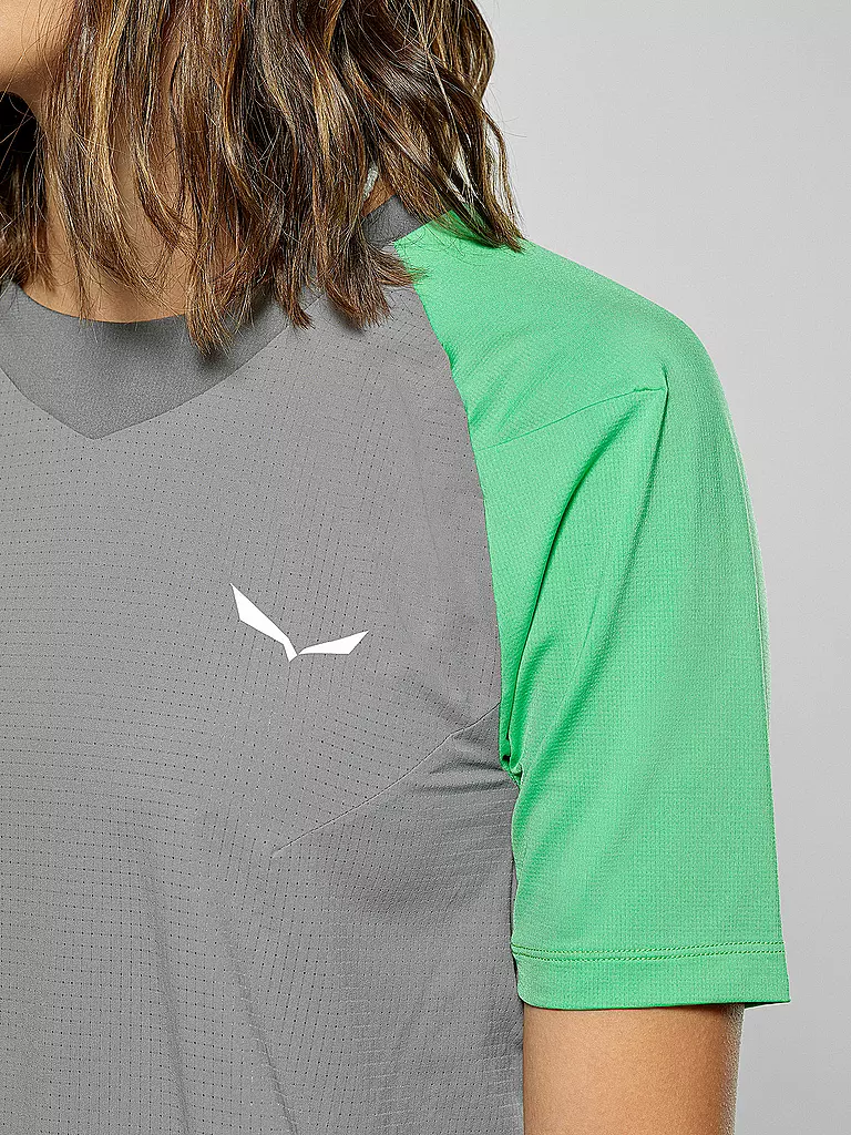 SALEWA | Damen Funktionsshirt NXT Hybrid | hellgrau