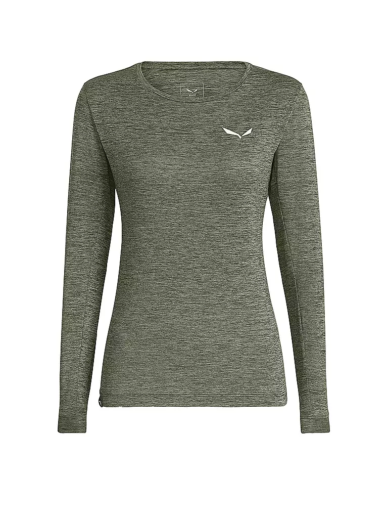 SALEWA | Damen Funktionsshirt Puez Melange Dry'Ton | rot