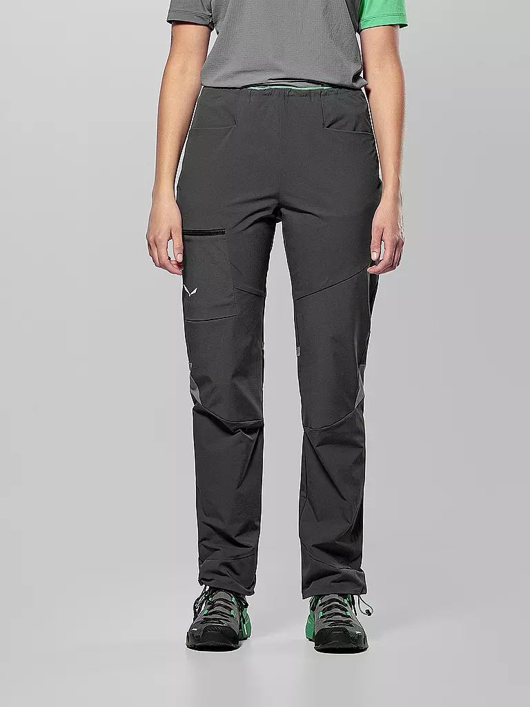 SALEWA | Damen Softshell Wanderhose NXT Durastretch | schwarz