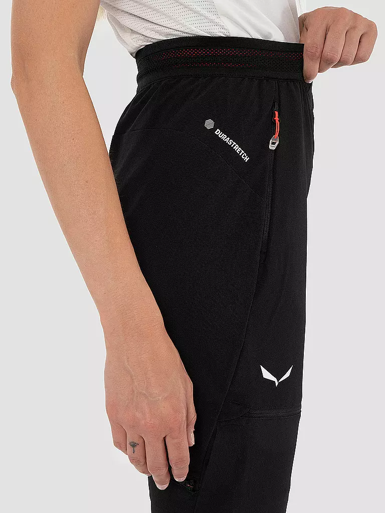 SALEWA | Damen Wanderhose Pedroc 2 DST ZipOff | schwarz