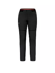 SALEWA | Damen Wanderhose Pedroc 2 Durastretch 2 in 1 ZipOff | schwarz