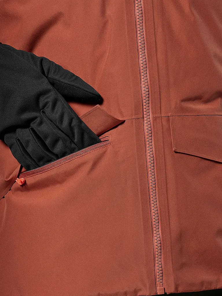 SALEWA | Damen Wanderjacke Puez 2L Gore-Tex® Hoodie | rot