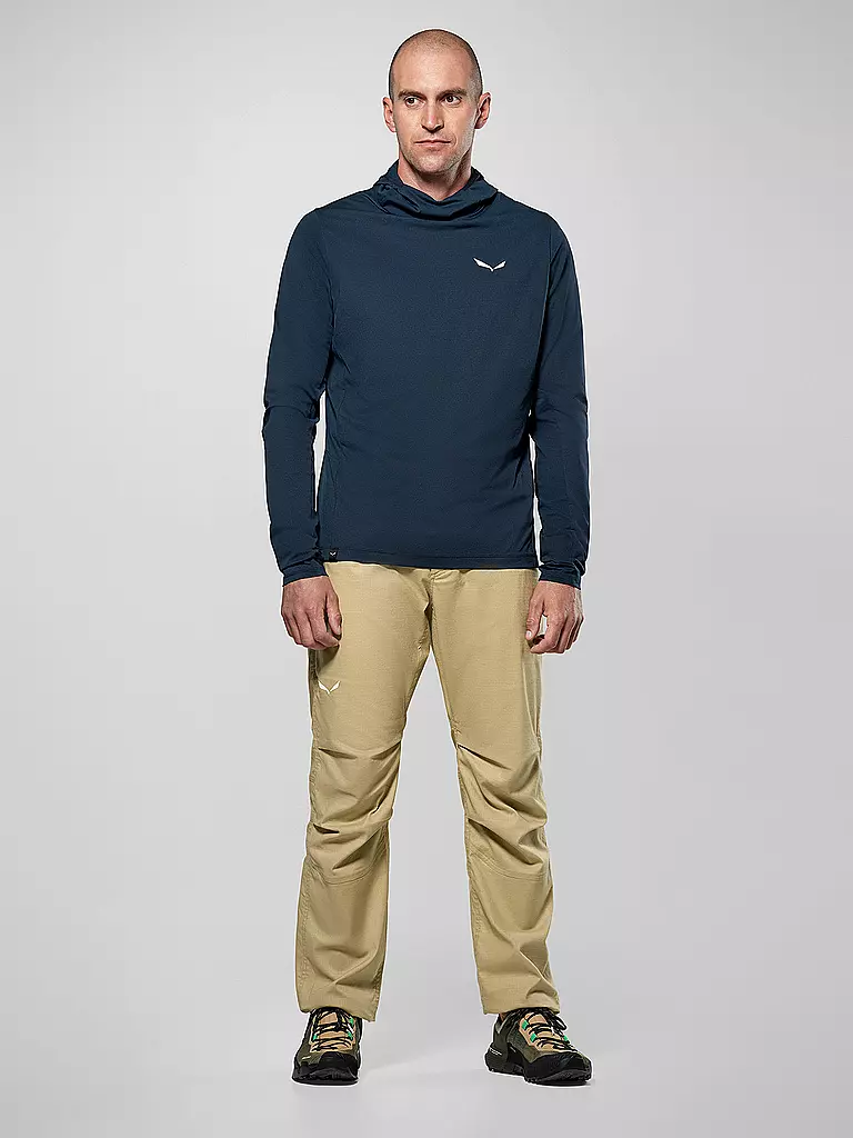 SALEWA | Herren Funktionshoodie Puez Sun  | dunkelblau