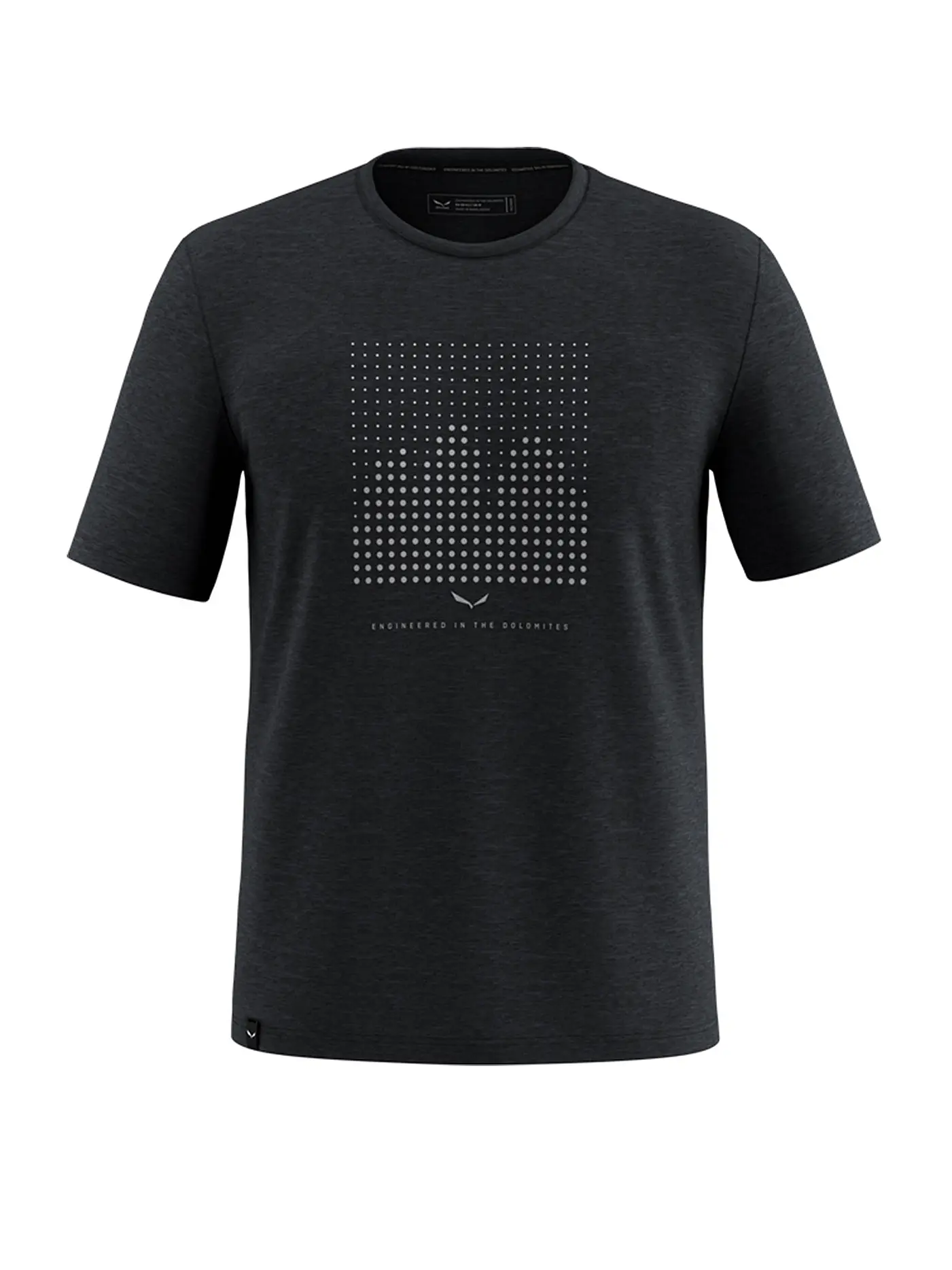 SALEWA | Herren Funktionsshirt Eagle Dotted Merino | schwarz