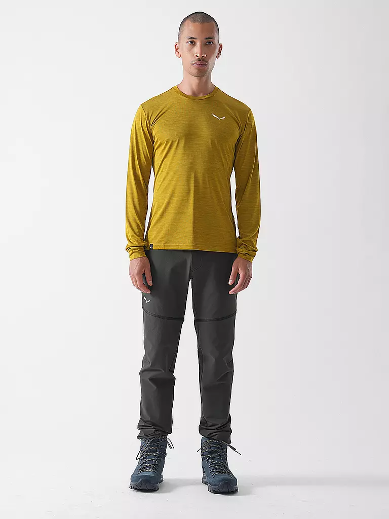 SALEWA | Herren Funktionsshirt Puez Melange Dry'Ton | gold