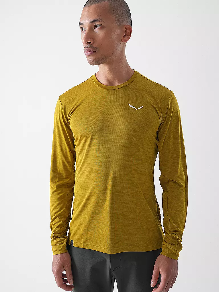 SALEWA | Herren Funktionsshirt Puez Melange Dry'Ton | gold