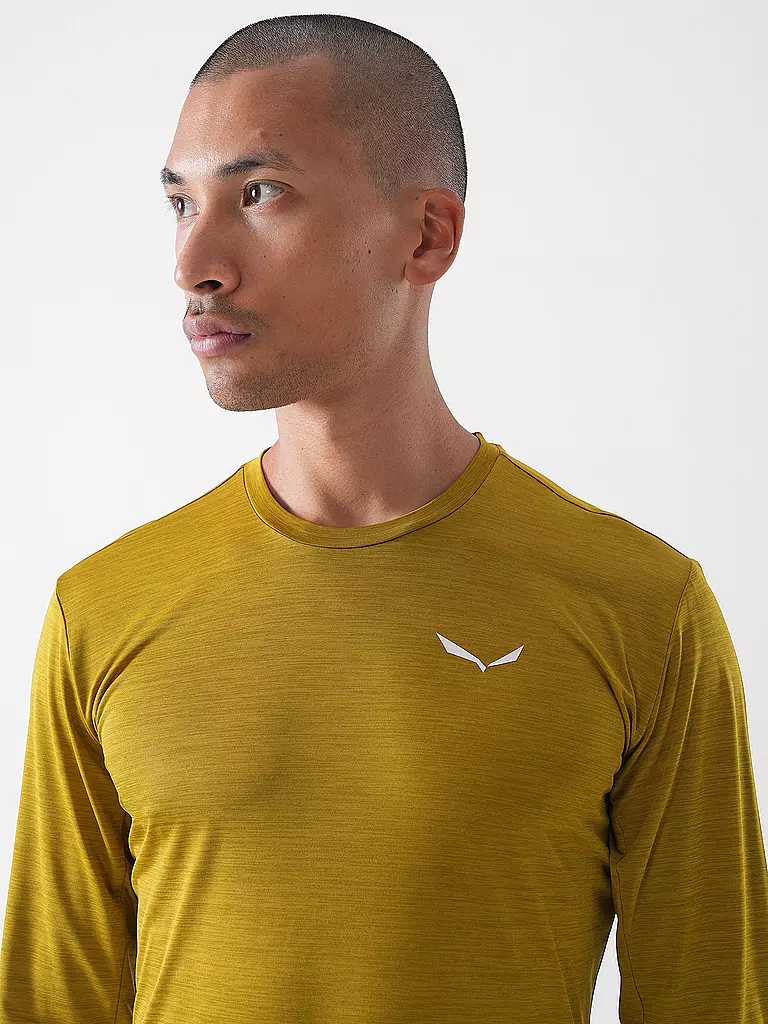 SALEWA | Herren Funktionsshirt Puez Melange Dry'Ton | gold