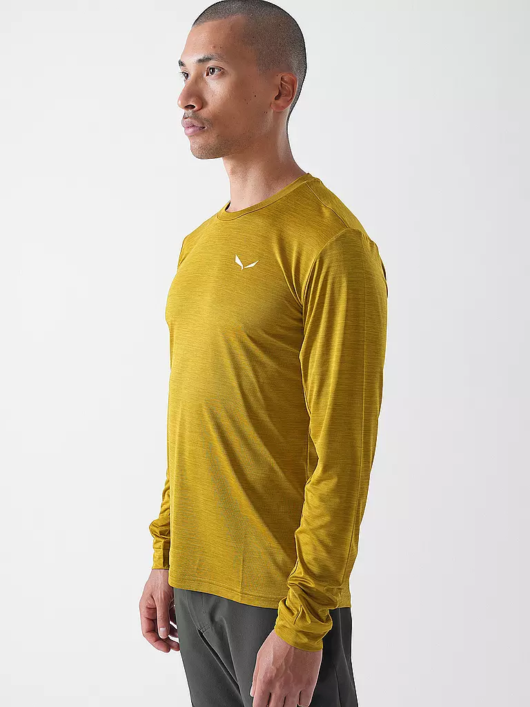 SALEWA | Herren Funktionsshirt Puez Melange Dry'Ton | gold