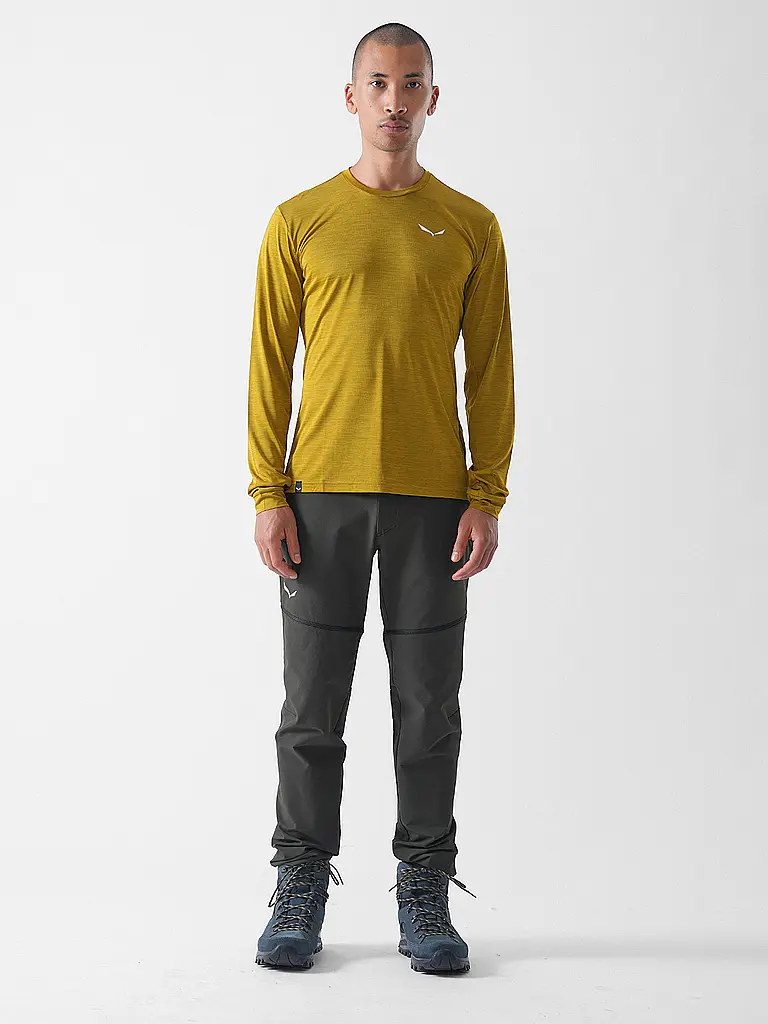 SALEWA | Herren Funktionsshirt Puez Melange Dry'Ton | gold