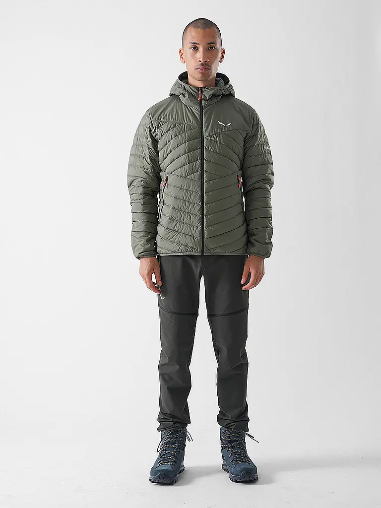 SALEWA | Herren Isojacke Brenta RDS Daune Hoodie | olive