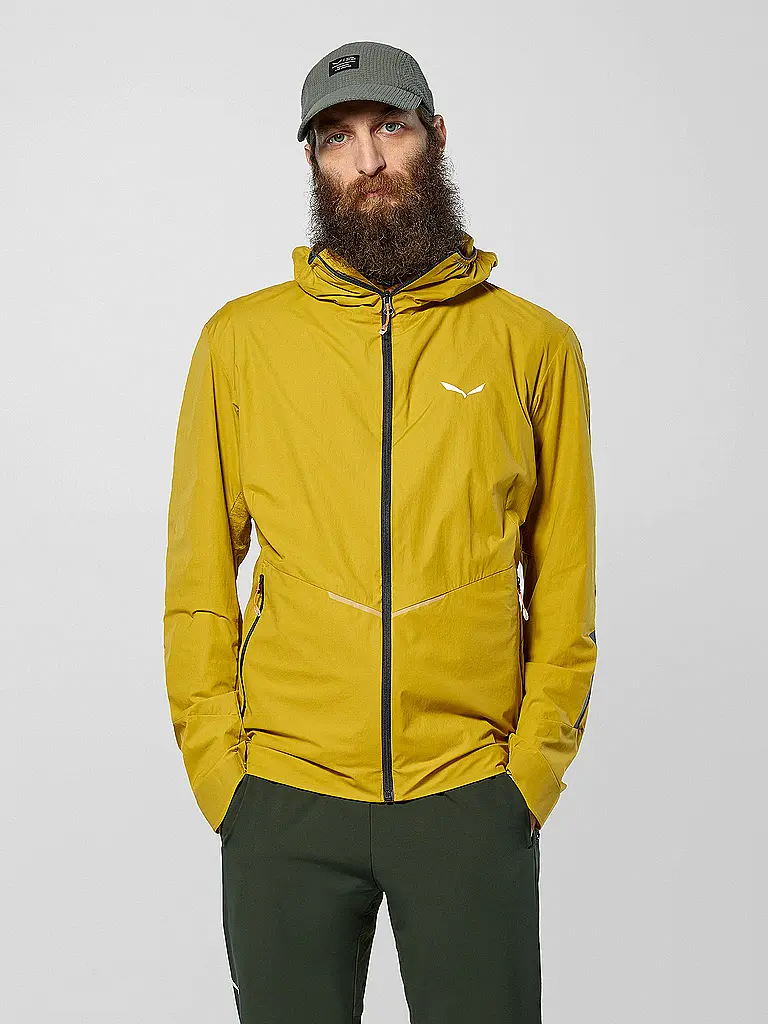 SALEWA | Herren Jacke Pedroc Wind Hoodie | gold