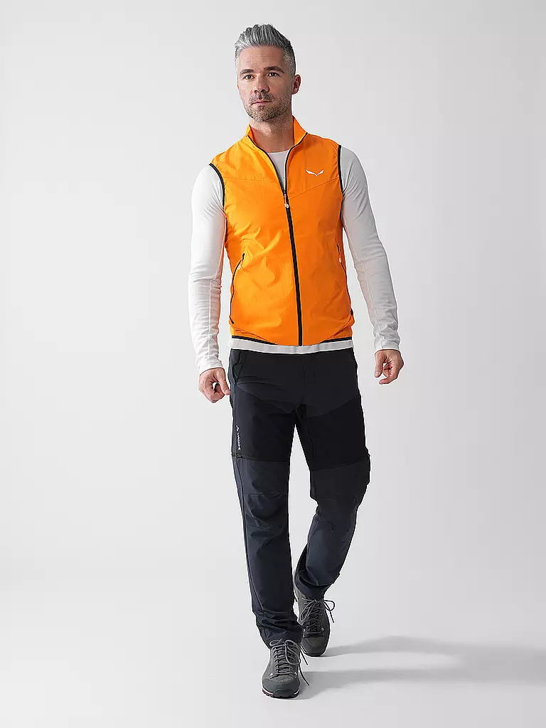 SALEWA | Herren Outdoorweste Pedroc Durastretch Light Hoodie | orange