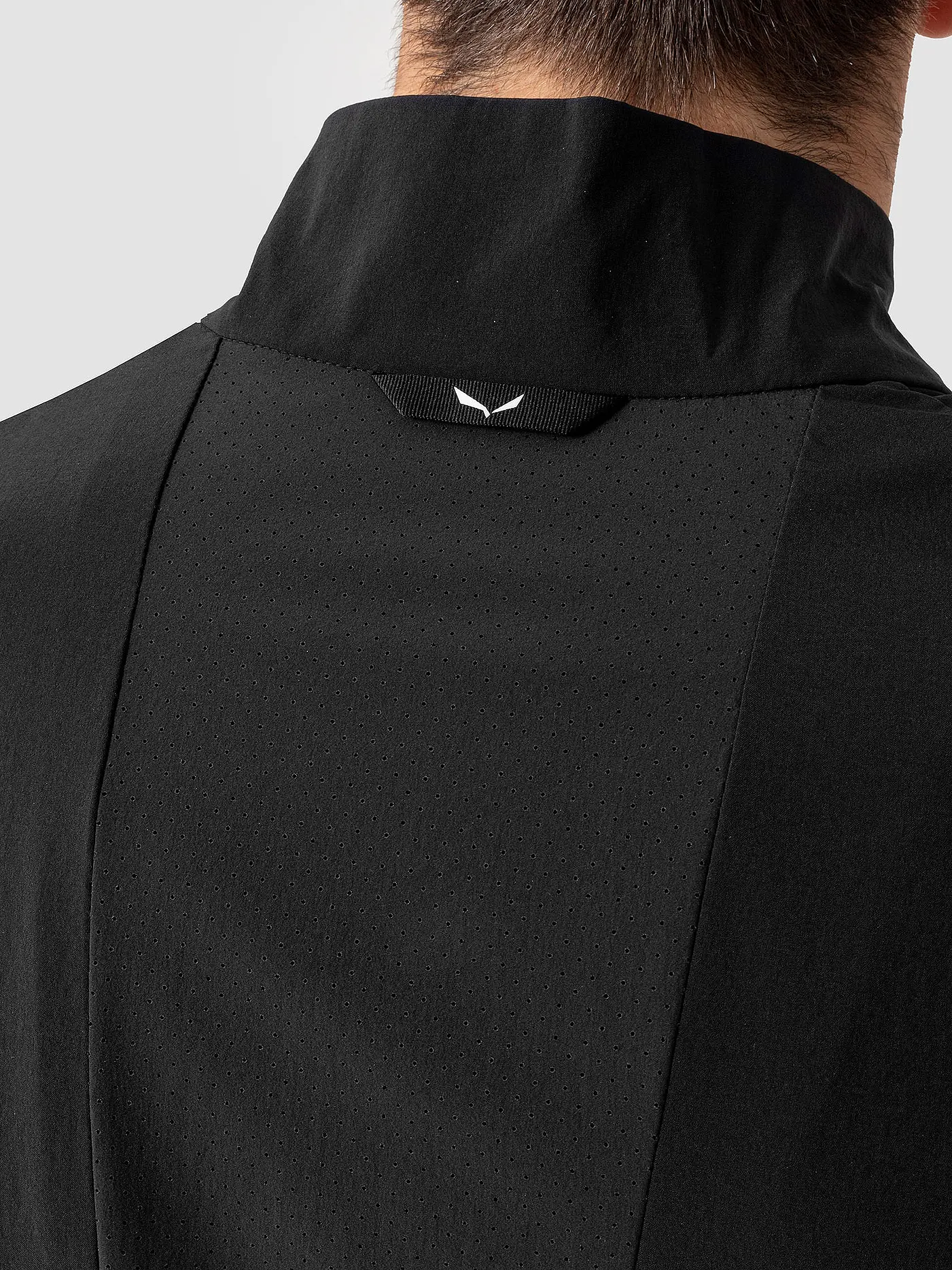 SALEWA | Herren Outdoorweste Pedroc Durastretch Light Hoodie | schwarz