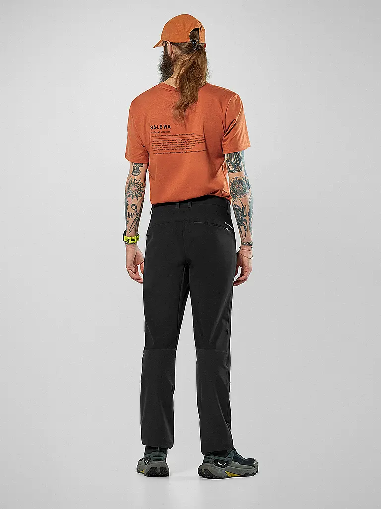 SALEWA | Herren Wanderhose Puez Dolomitic 2 Durastretch Regular | schwarz