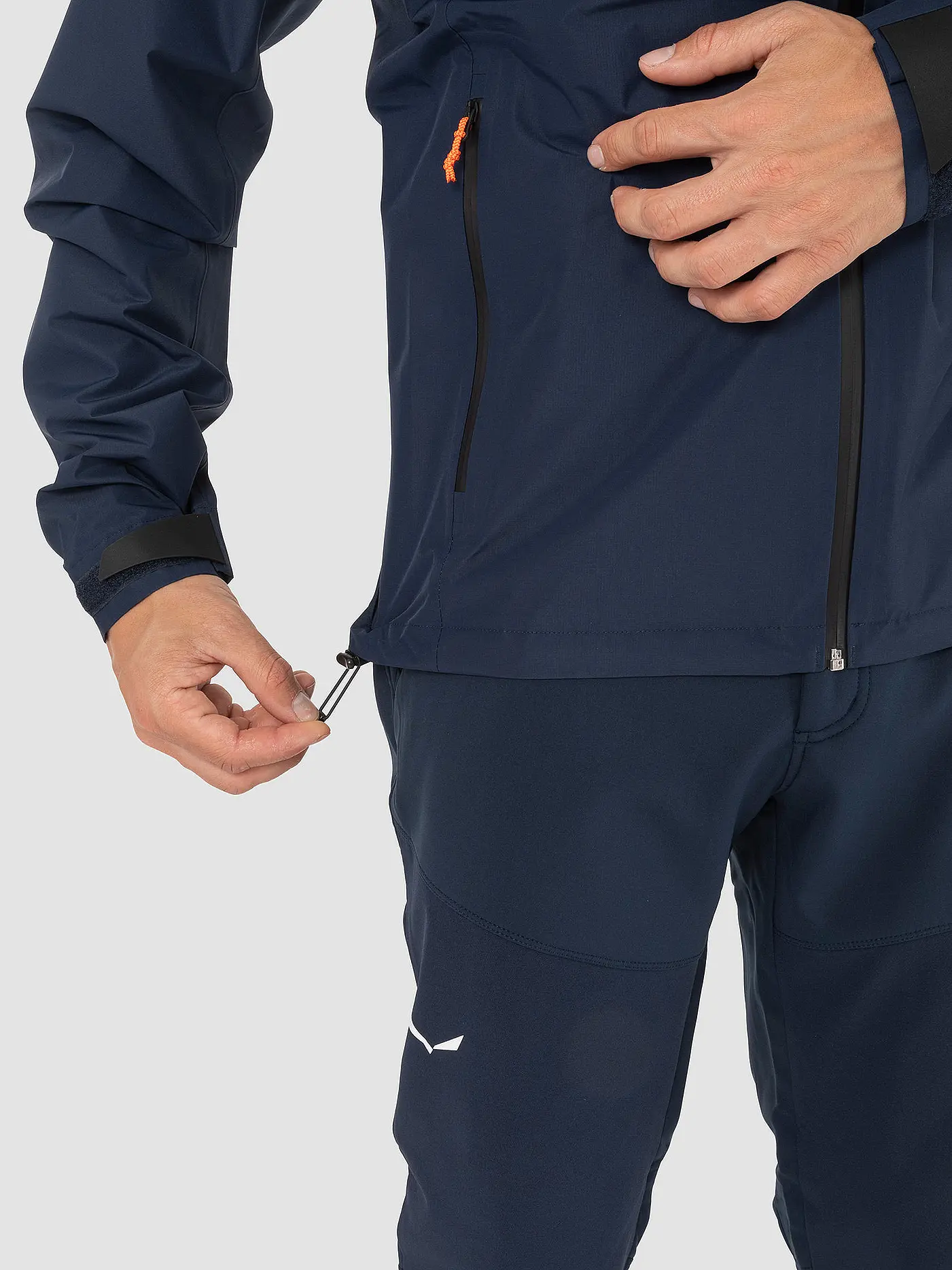 SALEWA | Herren Wanderjacke Puez Aqua 4 2.5L Powertex Hoodie | dunkelblau
