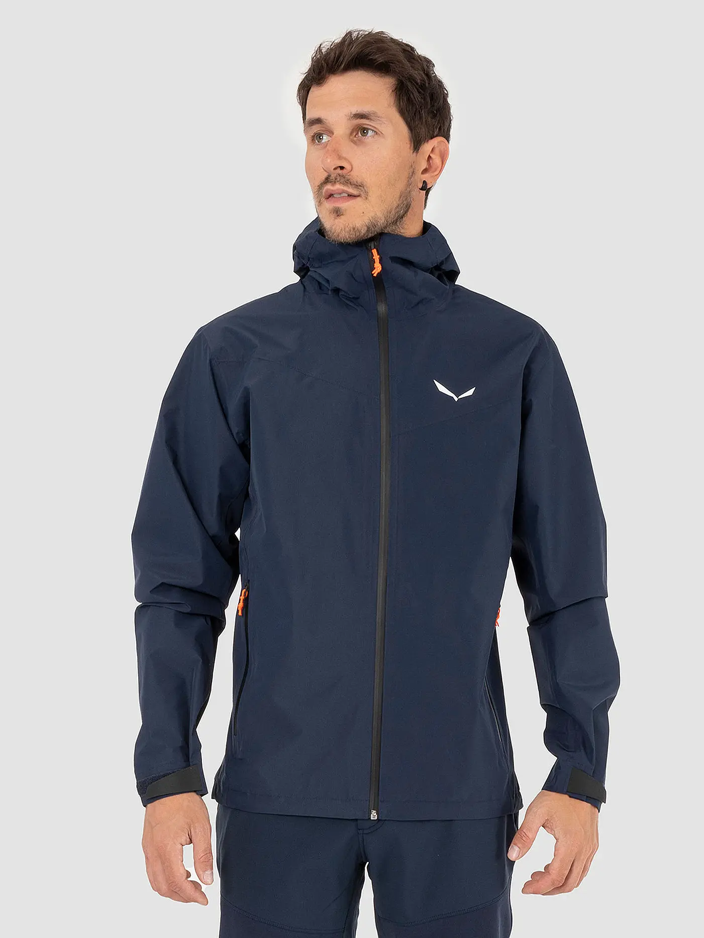 SALEWA | Herren Wanderjacke Puez Aqua 4 2.5L Powertex Hoodie | dunkelblau