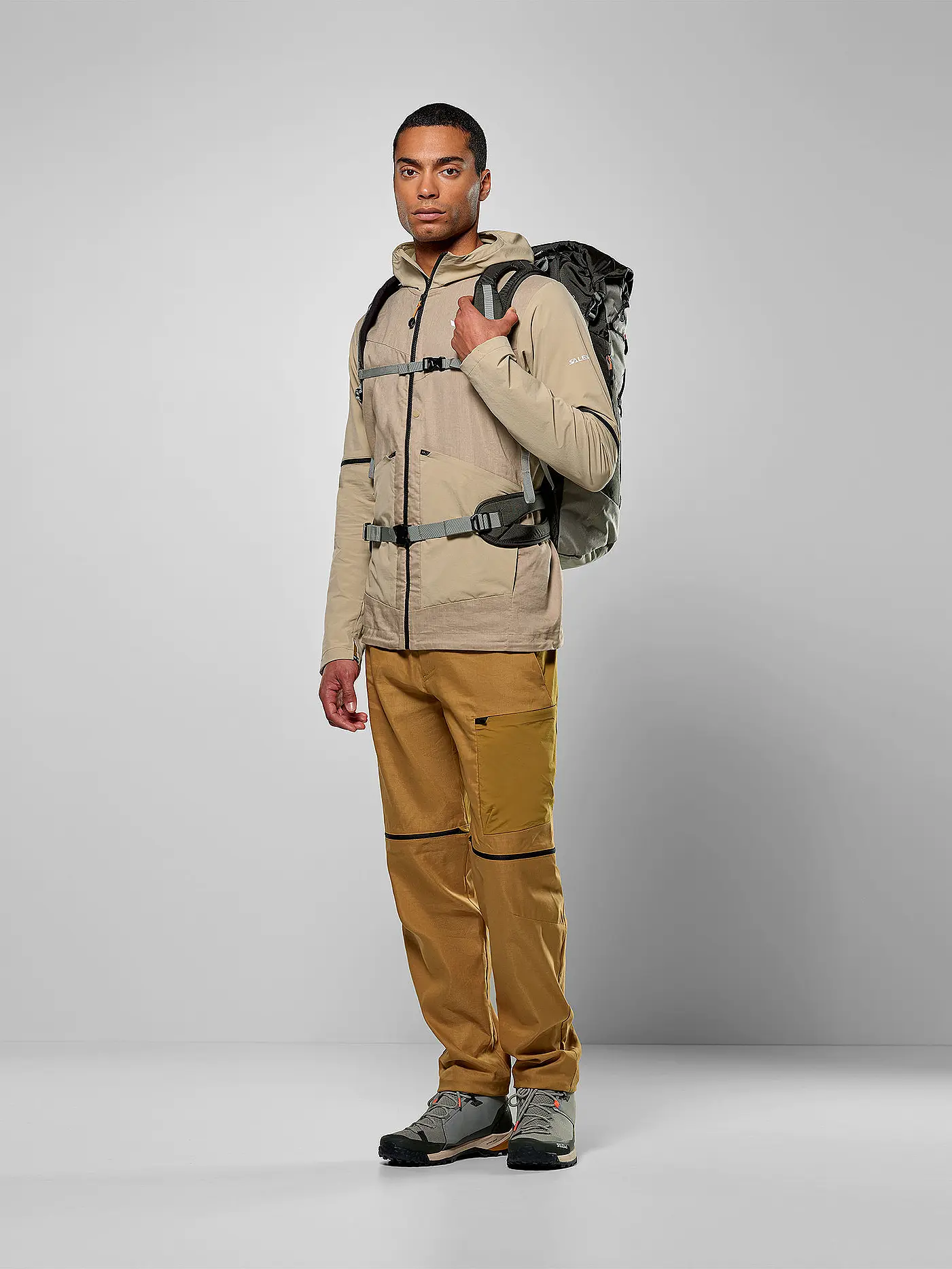 SALEWA | Wanderrucksack Puez 32+5L erweiterbar | grau