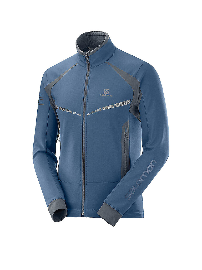 SALOMON Herren Laufjacke Softshell RS Warm blau | S
