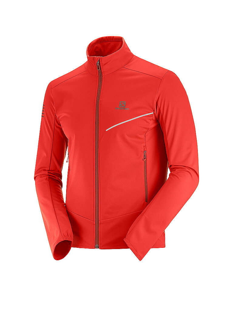 SALOMON Herren Laufjacke Softshell RS rot | S