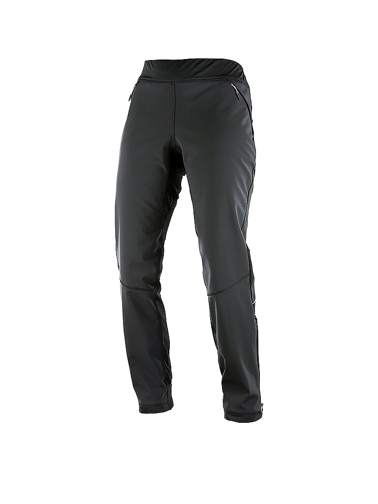 SALOMON Damen Lauftight Softshell Elevate schwarz | XL