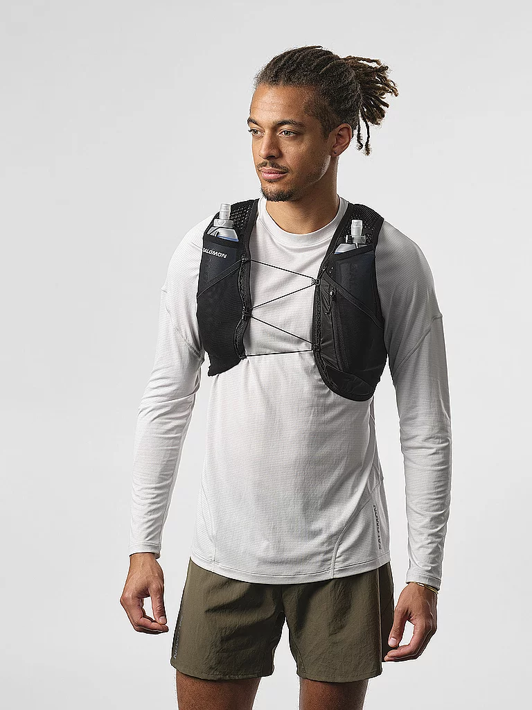 SALOMON Trinkweste Active Skin 4 Set schwarz | M — Bild 3