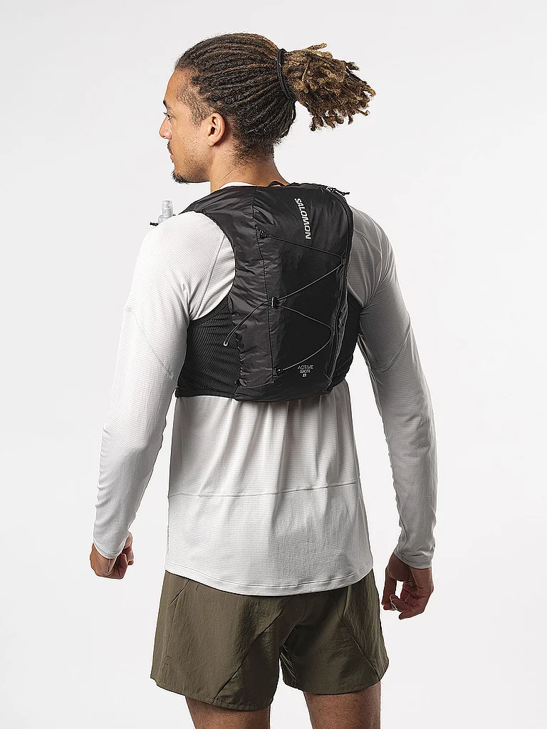 SALOMON Trinkweste Active Skin 8 Set schwarz | M — Bild 3