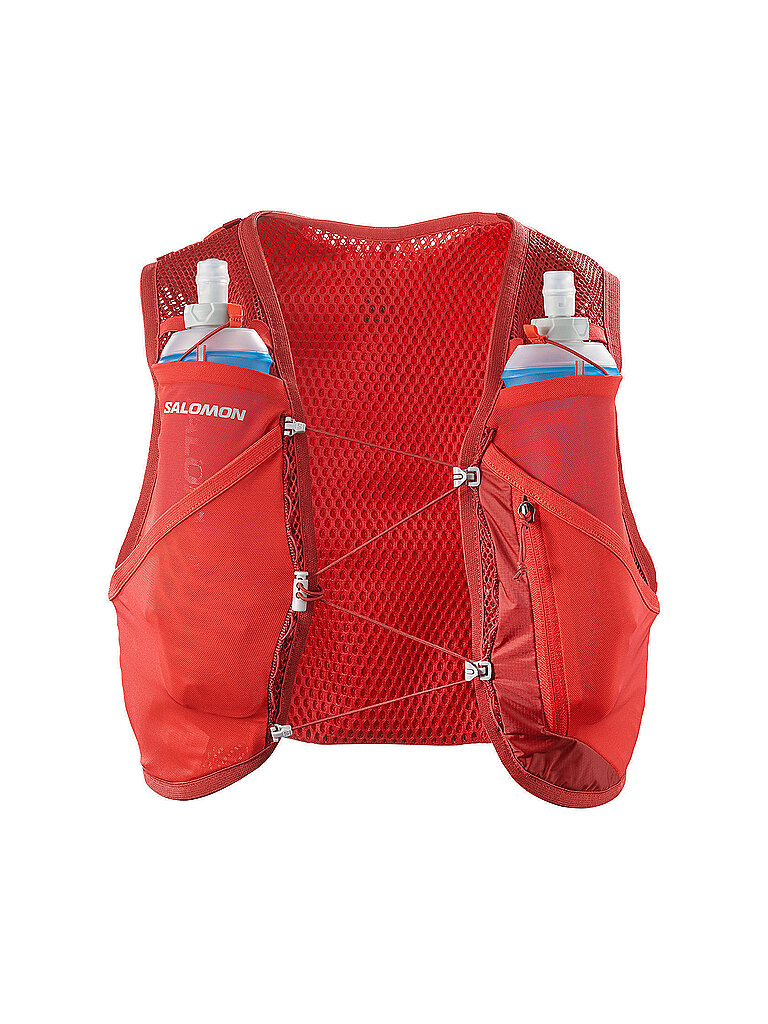 SALOMON Trinkweste Active Skin 4 Set rot | XL