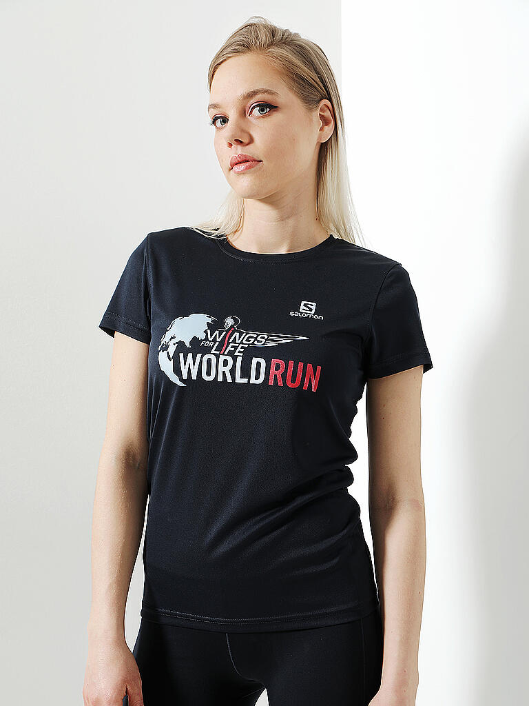 SALOMON | Damen Laufshirt Wings for Life World Run 2021 | 