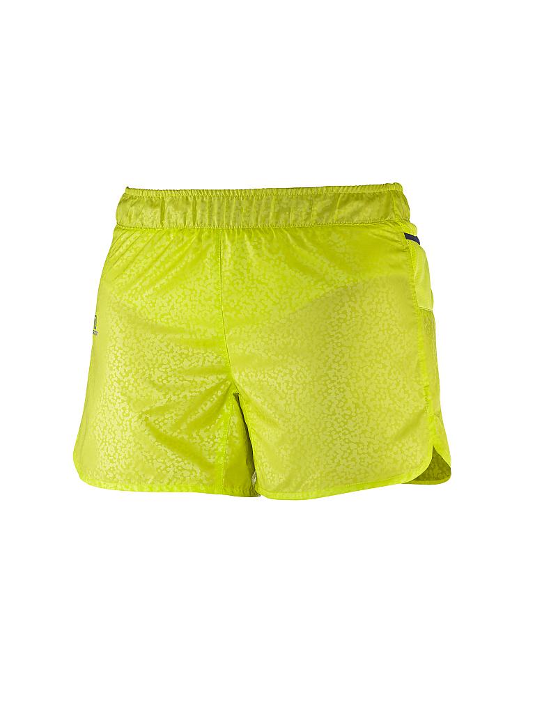 SALOMON | Damen Laufshort Trail Runner | gelb