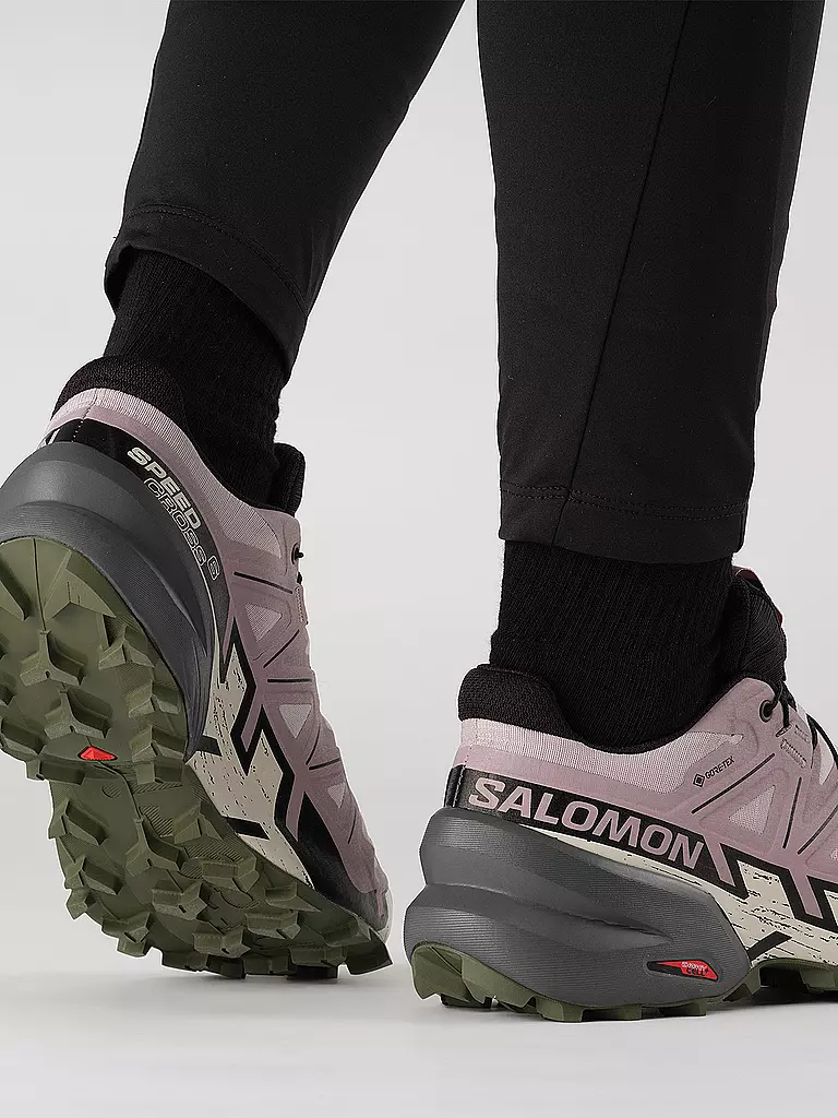 SALOMON | Damen Traillaufschuhe Speedcross 6 GTX | beige