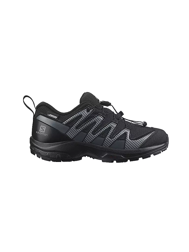 Traillaufschuhe Kinder Pro SALOMON J CSWP V8 XA schwarz