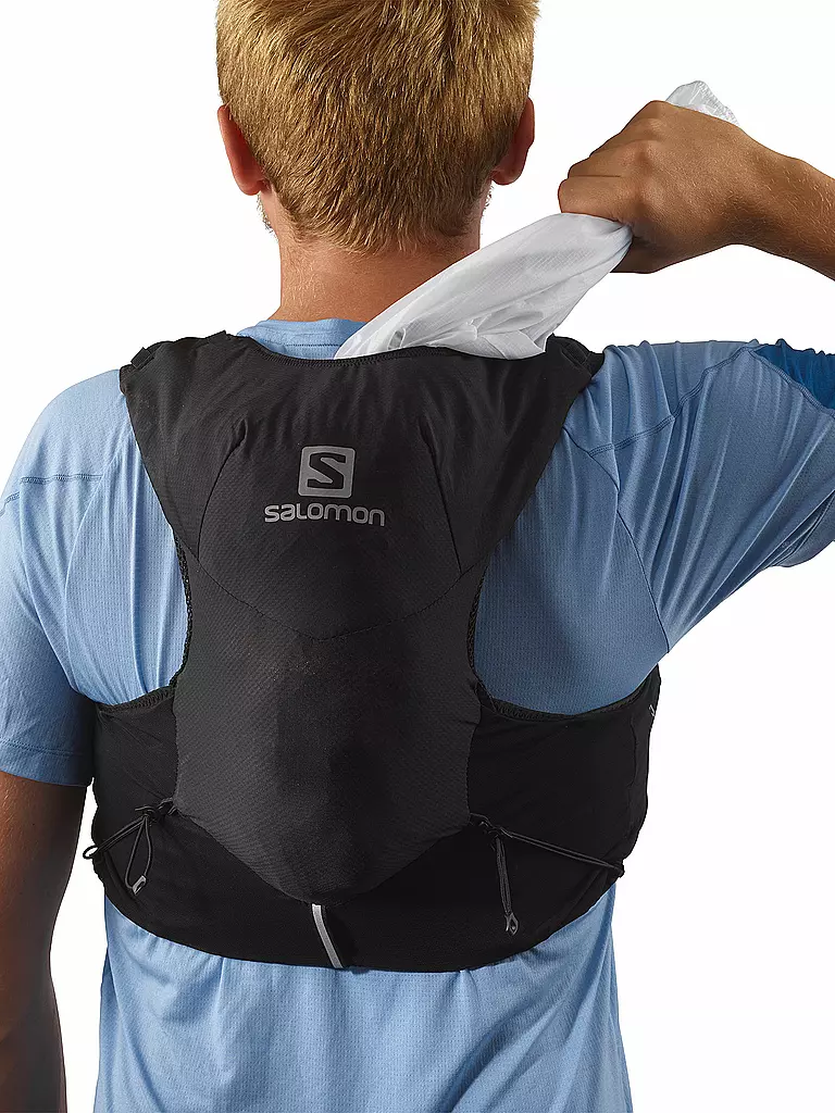 SALOMON | Laufweste mit Flasks Adv Skin 5L | schwarz