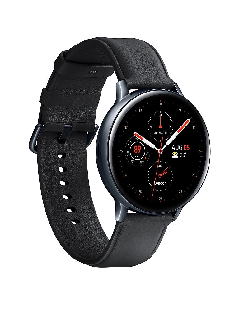 SAMSUNG | Smartwatch Galaxy Watch Active2 LTE Edelstahl 44mm | schwarz