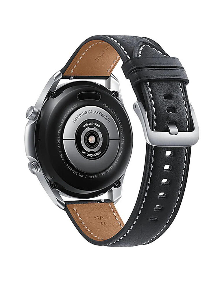 SAMSUNG | Smartwatch Galaxy Watch3 Bluetooth 45mm Mystic Silver | silber