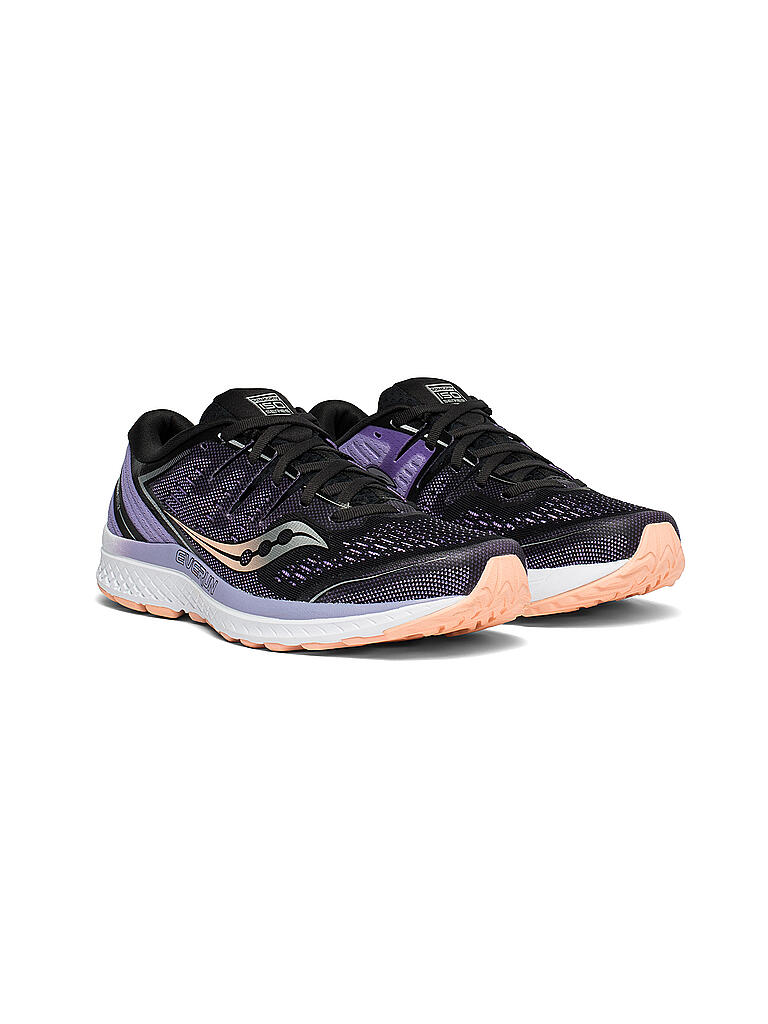 SAUCONY | Damen Laufschuh Guide ISO 2 BLACK PURPLE | lila