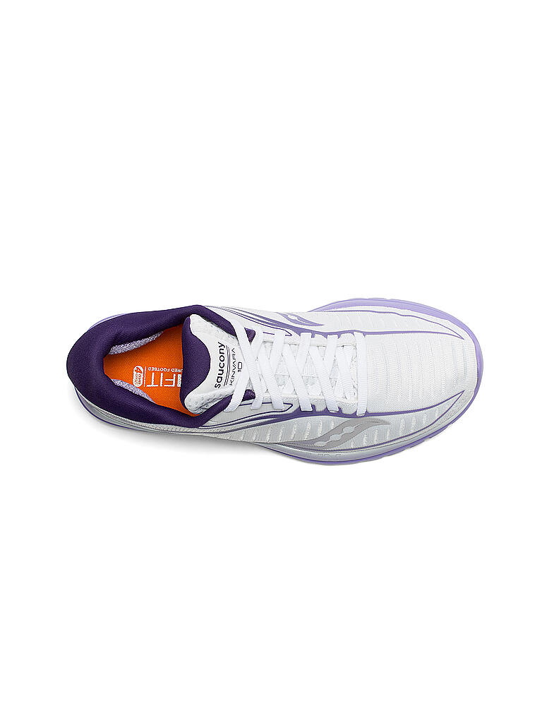 SAUCONY | Damen Laufschuh Kinvara 10 WHITE PURPLE | weiß