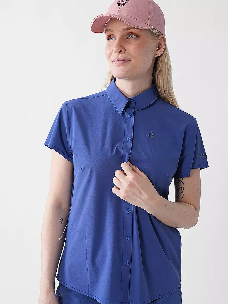 SCHÖFFEL | Damen Bluse Style Dooser | blau