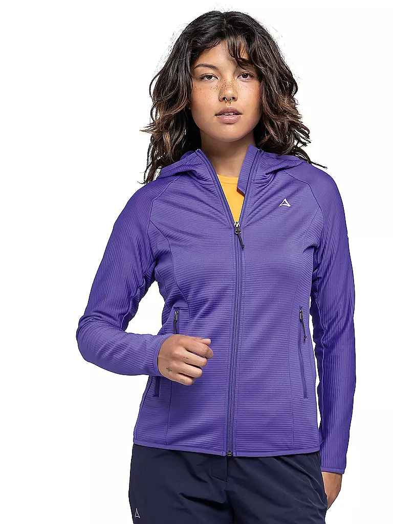 SCHÖFFEL | Damen Fleecejacke Cascata Hoodie | lila