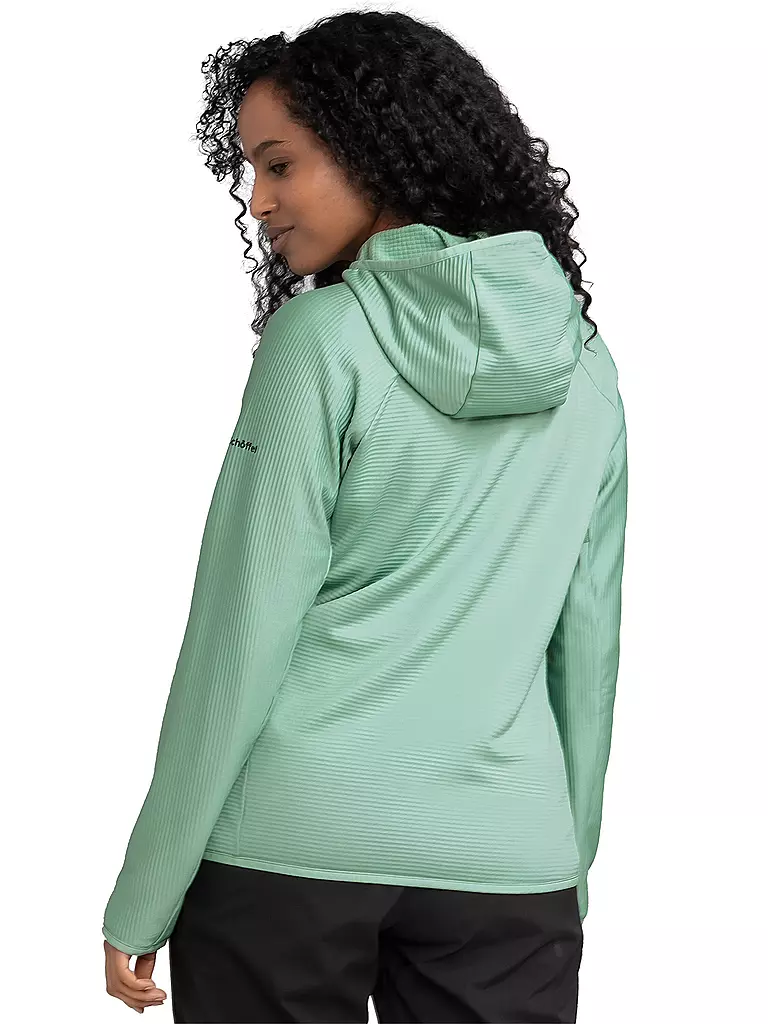 SCHÖFFEL | Damen Fleecejacke Cascata Hoodie | mint