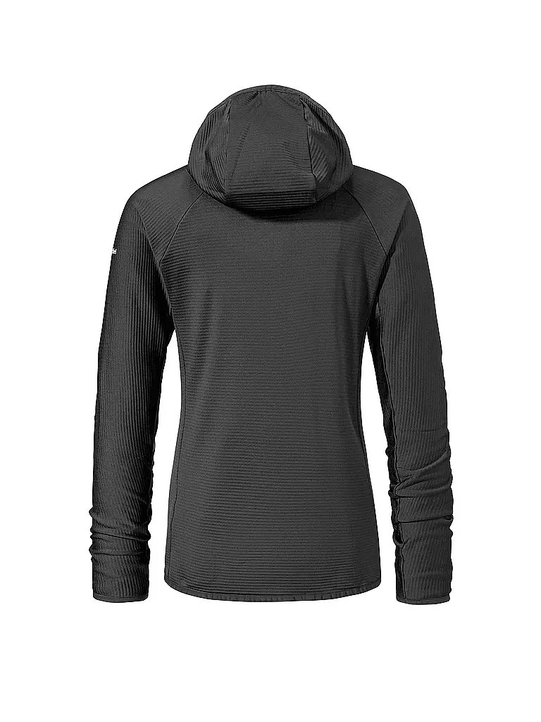 SCHÖFFEL | Damen Fleecejacke Cascata Hoodie | schwarz